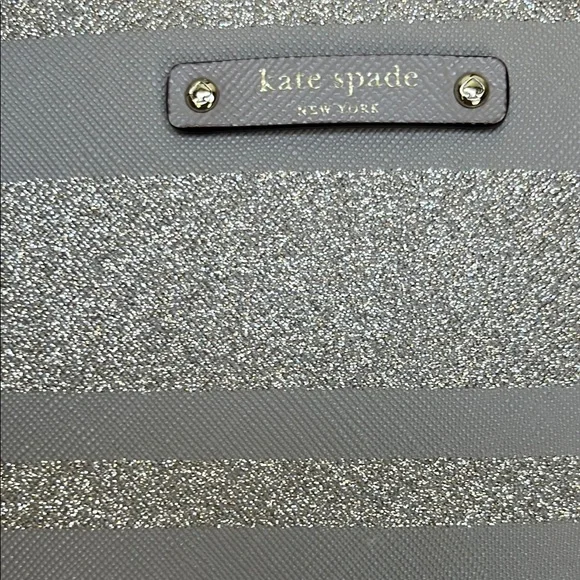 Kate Spate Haven Lane Glitter Striped Tote Lavender - Picture 2 of 15